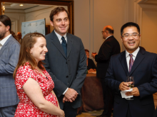 Kirsten Dorans and Changwei Li at the 2023 Research Awards