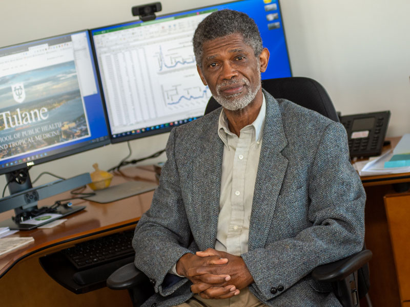 Dr. Ronald Blanton, chair of the Department of Tropical Medicine (Photo by Sally Asher)