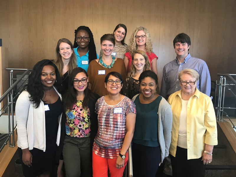 Dr. Carolyn Johnson (front row, far right) with MCH Leadership Scholars with the Center of Excellence for Maternal and Child Health (CEMCH) 