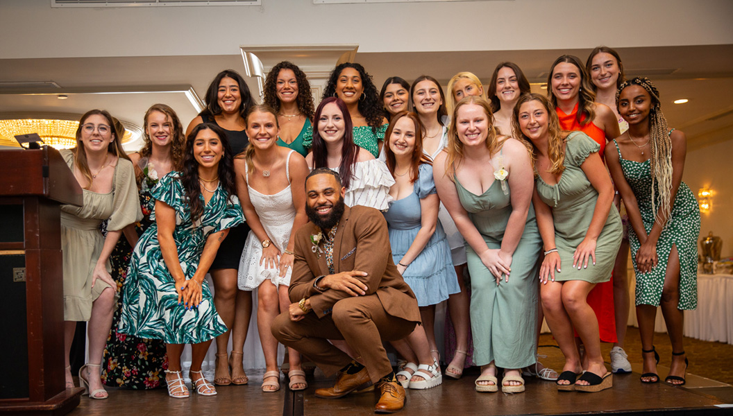 Group photo of the dietetic internship graduates class of 2023