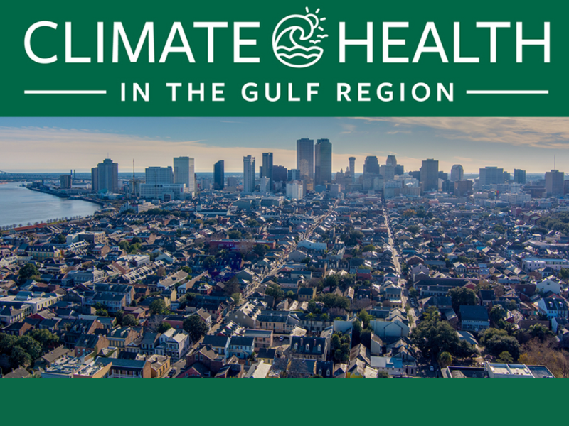 Climate Health logo and photo