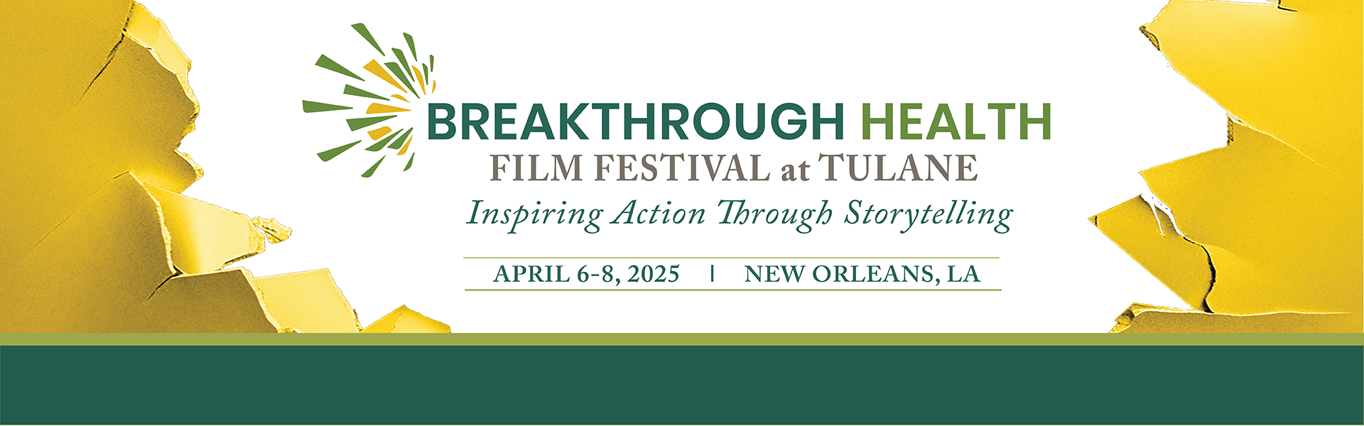 Breakthrough Health Film Fest banner