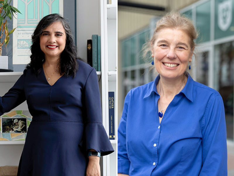 Anita Raj and Emily Harville