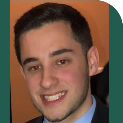white young man headshot smiling
