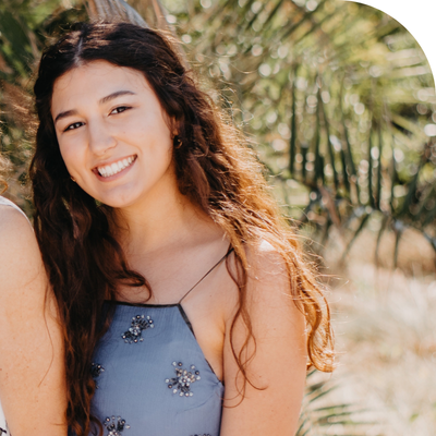 young white lady smiling outdoor