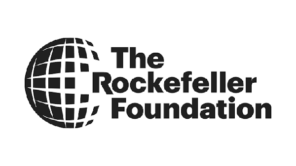 The Rockefeller Foundation logo with a globe graphic.