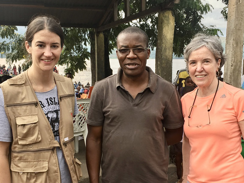 Tulane University School of Public Health and Tropical Medicine faculty members, from left, Julie Hernandez, Arsene Binaga and Jane Bertrand, have worked together for the past decade to advance family planning programming in the Democratic Republic of the Congo.