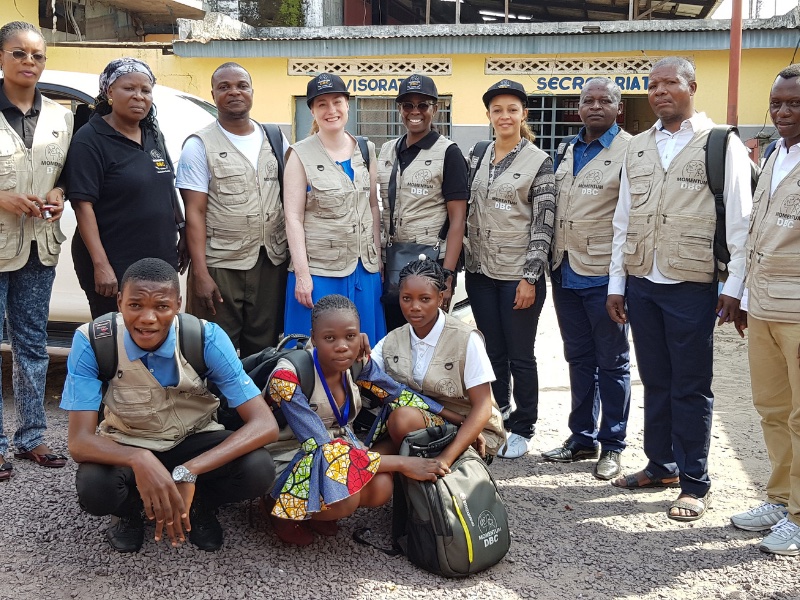 Public Health staff in the Democratic Republic of Congo, including many DRC nationals
