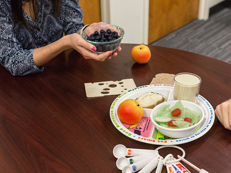 A researcher discusses healthy diet choices.