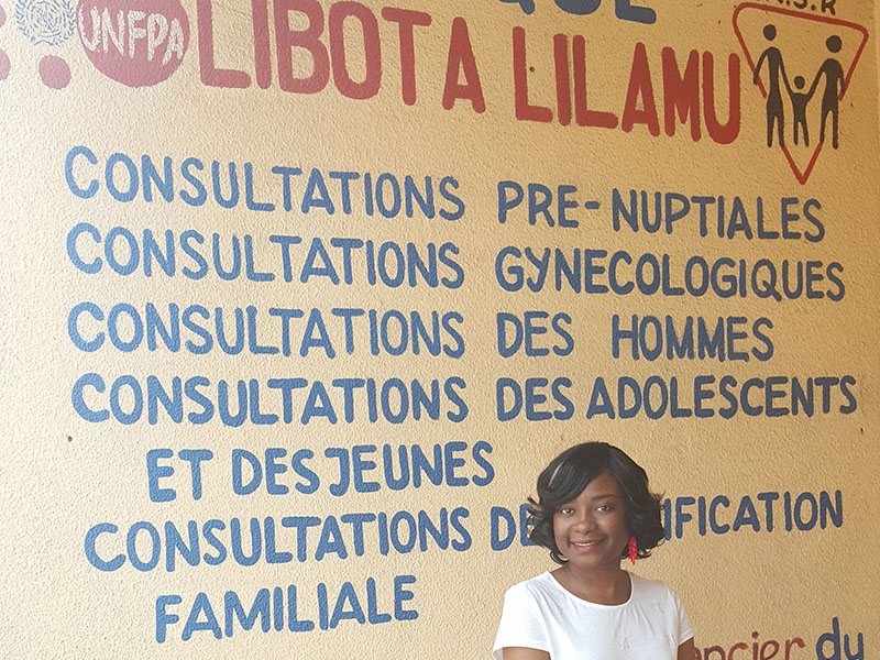 Gloria Kalong (MPH GCHB '20) traveled to the Democratic Republic of the Congo for her practicum in 2018. The Office of Global Health looks to create more partnerships for practicums, research, and networking.