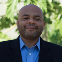 Julius Kimbrough, smiling, headshot