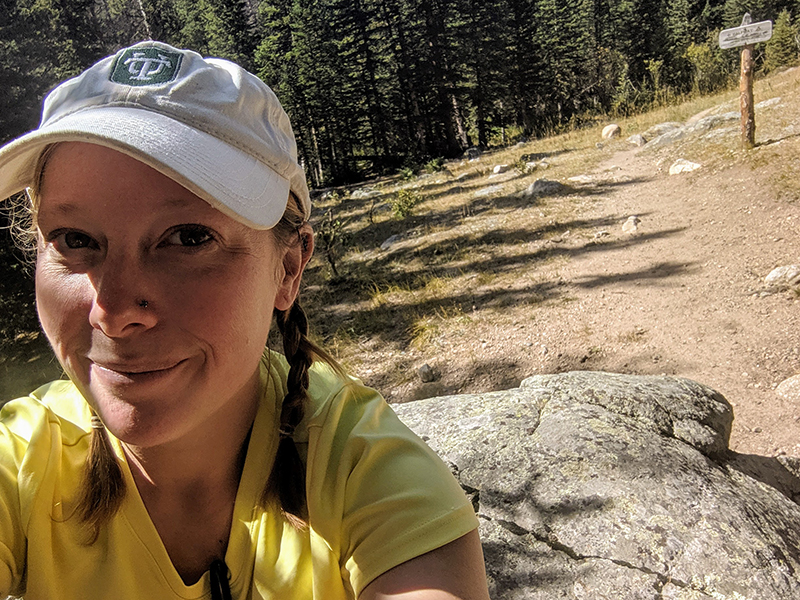 Photo of Laura Scott in Rocky Mountain National Park,Colorado
