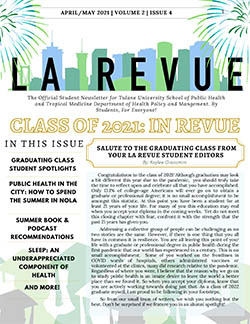 Cover of La Revue April/May 2021 issue