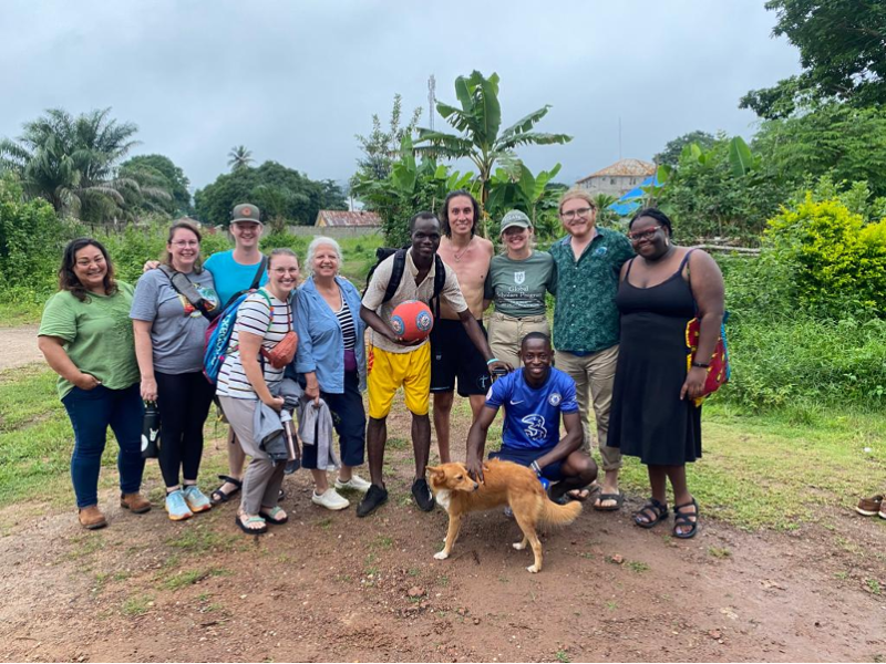 Global Scholars Program | Celia Scott Weatherhead School of Public Health and Tropical Medicine A group of Peace Corps volunteers and host family and colleagues