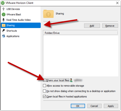 descriptive image showing how to add client to desktop