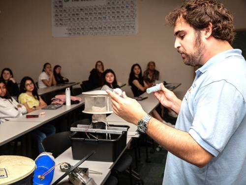 Tropical Medicine Is... Demo with someone from Termite Control Board in undergrad classroom