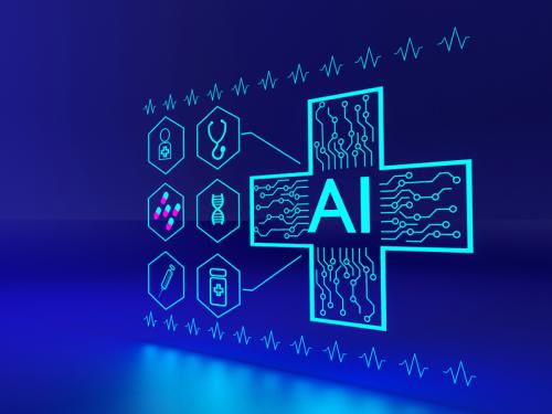 Transforming Public Health with AI in the Celia Scott Weatherhead School of Public Health and Tropical Medicine AI and public health icons