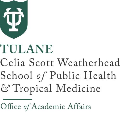 Office of Academic Affairs | Celia Scott Weatherhead School of Public Health and Tropical Medicine Academic Affairs logo