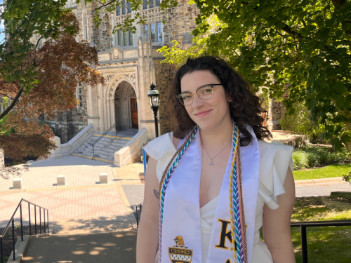 Kate Weiss posing for a picture
