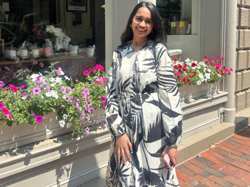 Shaeera Rahman smiling and posing for a picture