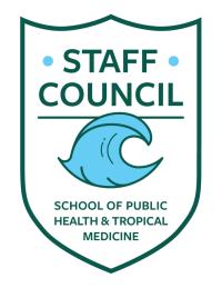 Staff Council | School of Public Health and Tropical Medicine Decorative logo shield for staff council