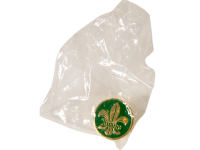 Brass pin with fleur de lis