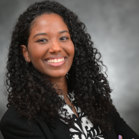 Kennedy Nicholas, SGA President | Celia Scott Weatherhead School of Public Health and Tropical Medicine Kennedy Nicholas headshot, smiling at camera