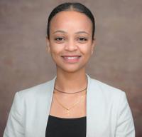 Helena Shiferaw | Department of Health Policy & Management helena Shiferaw headshot, hair pulled pack, smiling at camera