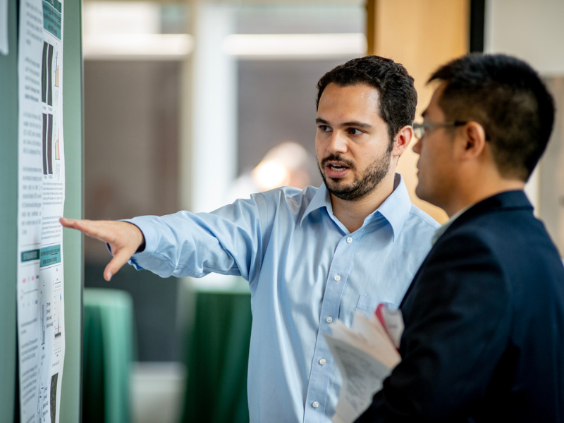 A poster presentation