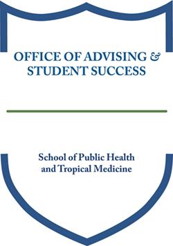 Office of Advising & Student Success | Tulane University School of Public Health and Tropical Medicine Office of Advising logo