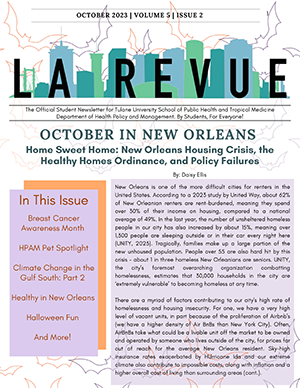 La Revue October 2023 cover