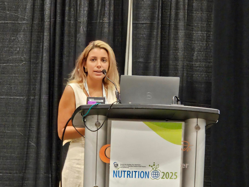 Maria Santos presenting