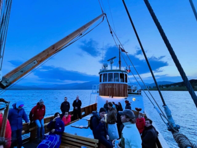 On a local cruise in the Tromsø Sound, learning about this area’s geography, culture, and people.