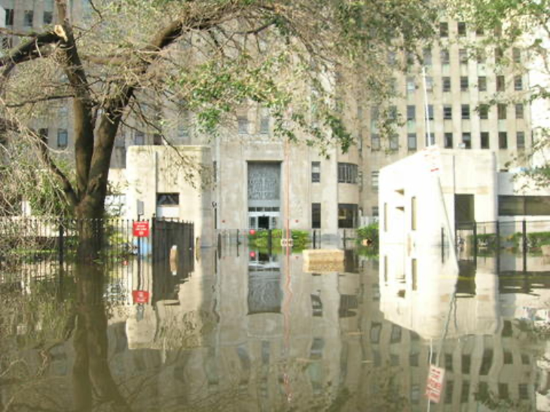 Charity Hospital flooding